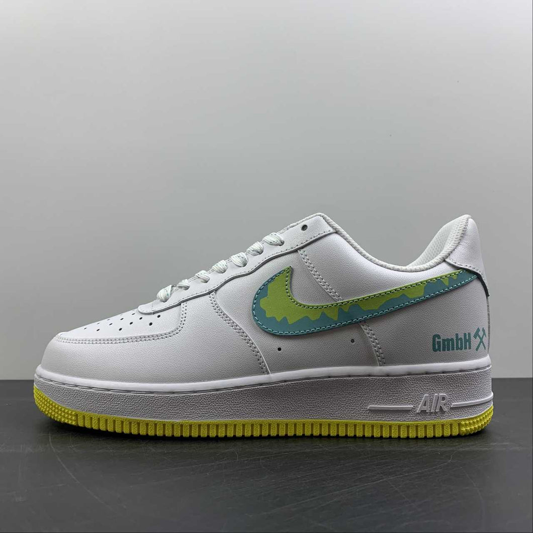 Air Force 1 Low White Ligth Green Tick Yellow AF1234-001