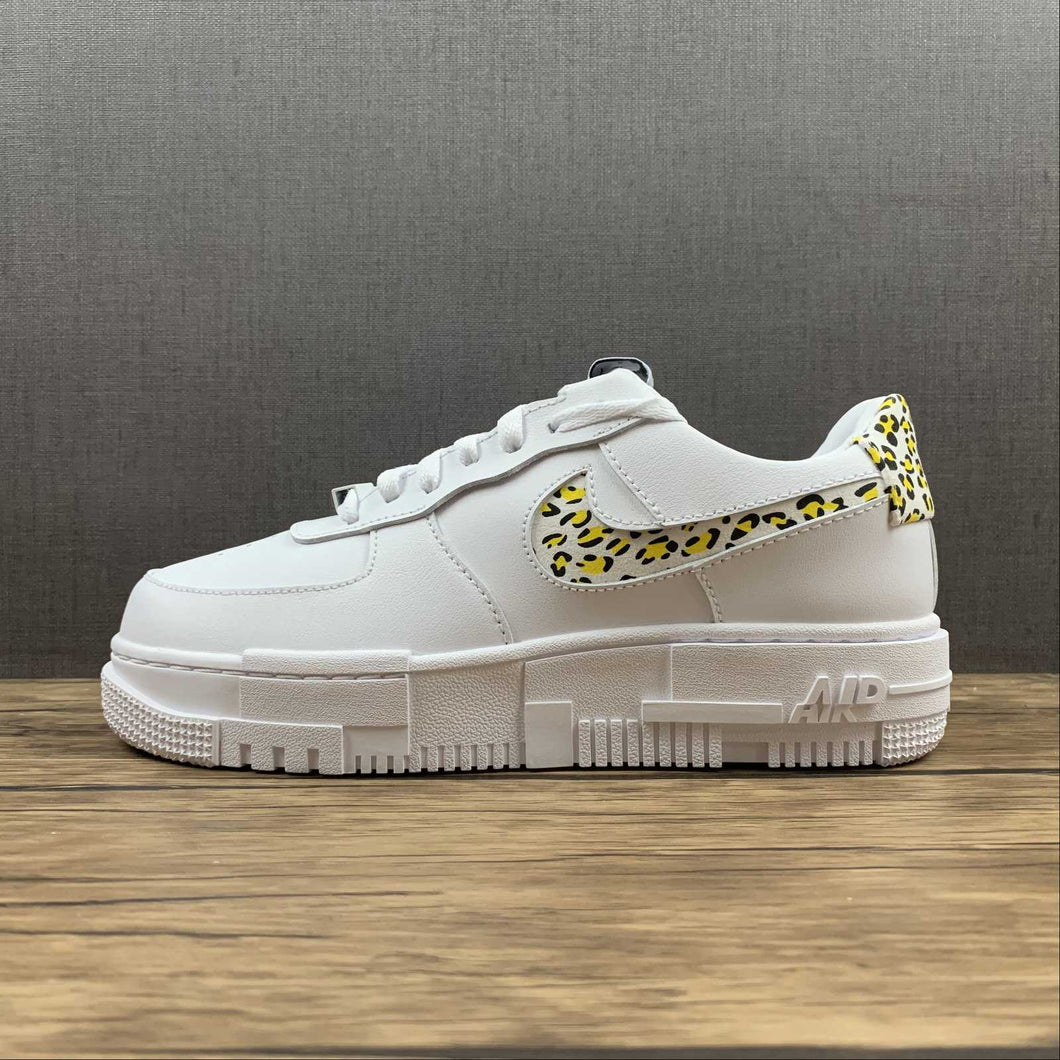 Air Force 1 PIXEL Leopard Summit White Black Yellow DH9632-101