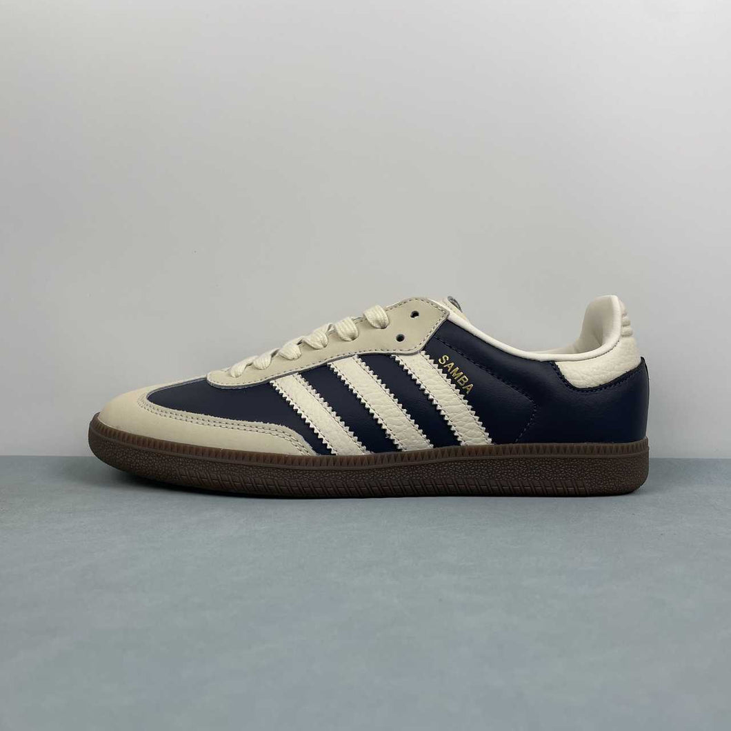 Adidas Samba OG Night Indigo Cream White Gold Metallic IG1968