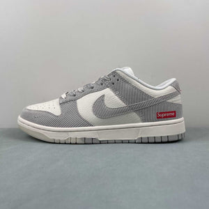 Supreme x SB Dunk Low Off White White Gray FC1688-143