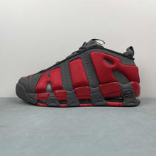 Cargar imagen en el visor de la galería, Air More Uptempo Low Dark Grey Light Crimson FZ3055-002
