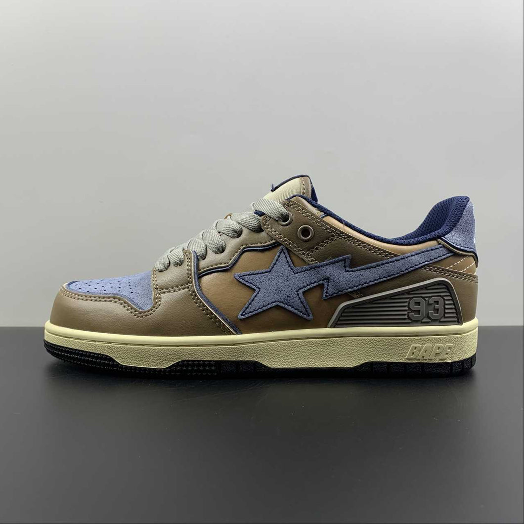 BAPE Sk8 STA Gray Brown Blue