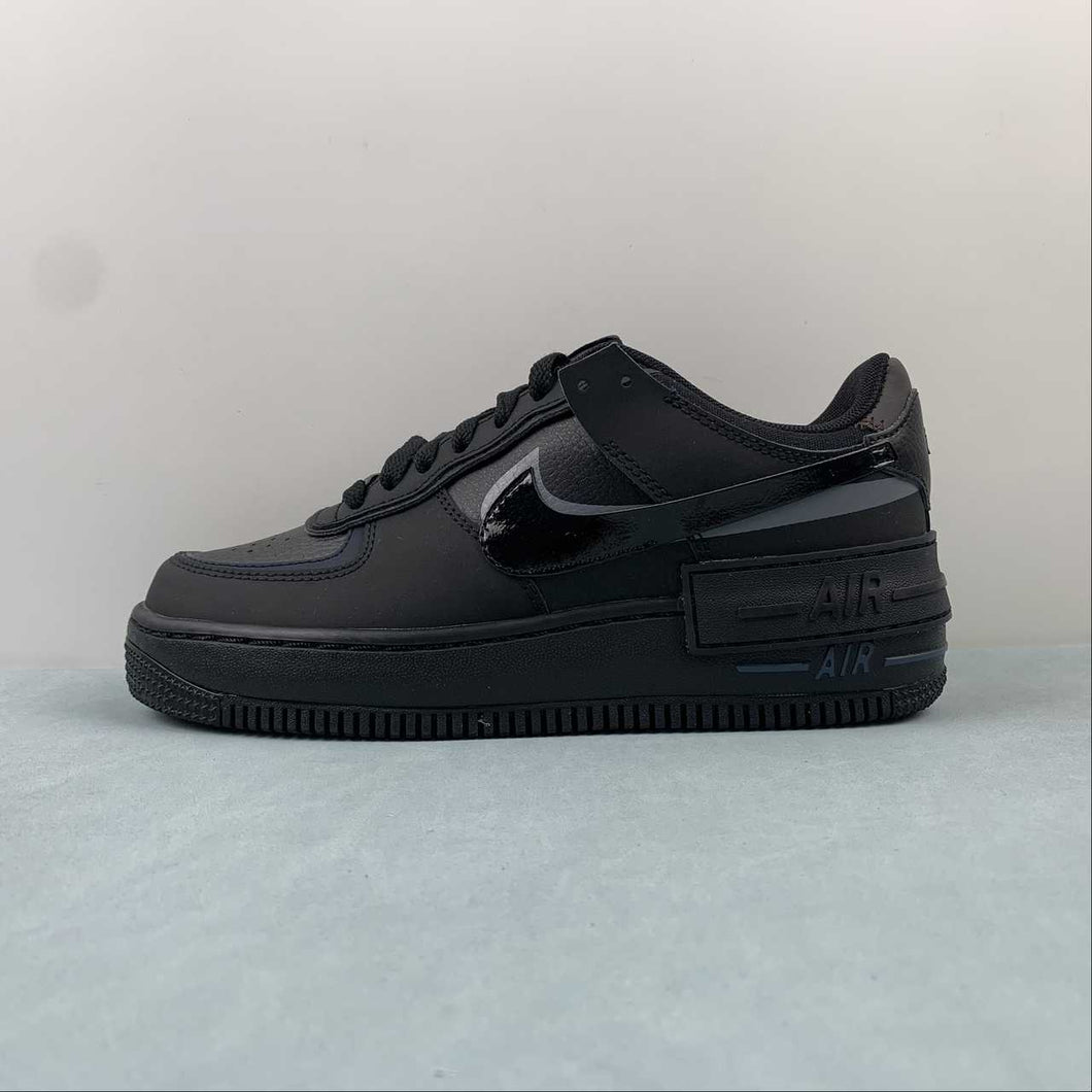 Air Force 1 Shadow Black Anthracite Velvet Brown FB7582-001