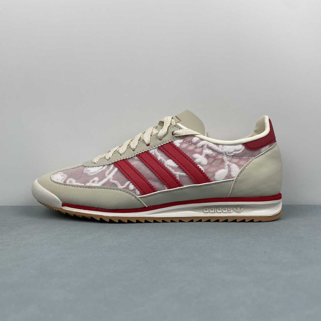 Adidas SL 72 OG x Liberty London Cloud White Cream White Better Scarlet JS1311