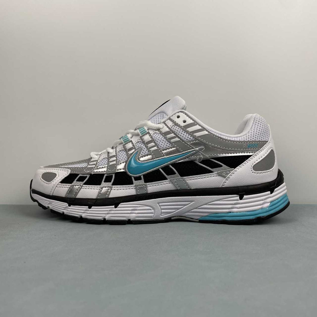 Nike P-6000 White Metallic Silver Black Dusty Cactus CD6404-103