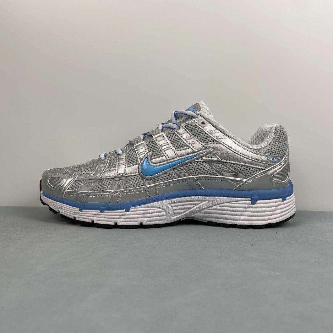 Nike P-6000 Metallic Platinum Pure Platinum Metallic Silver University Blue CD6404-025