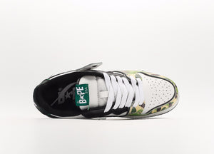 BAPE Sk8 STA Camouflage Black White