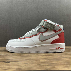 Air Force 1 07 Mid Athletic Club White Red Gray DH7451-100