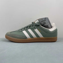 Cargar imagen en el visor de la galería, Adidas Samba OG Silver Chalk Green White Gum IE7011
