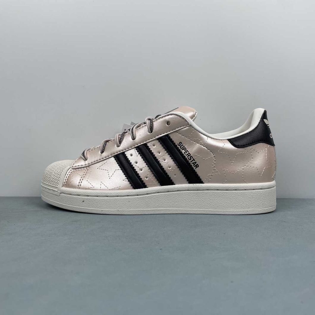 Adidas Superstar 2 Wonder Quartz Core Black Off White JR6985