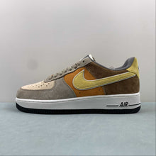 Cargar imagen en el visor de la galería, Air Force 1 07 Low Yellow Brown Gray LF8989-555
