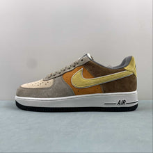 Cargar imagen en el visor de la galería, Air Force 1 07 Low Yellow Brown Gray LF8989-555
