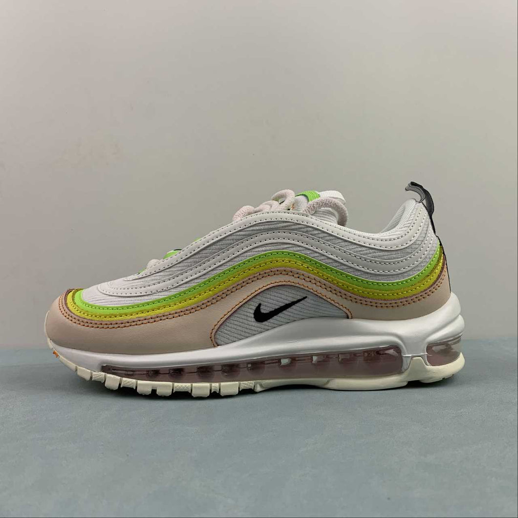 Air Max 97 Feel Love White Pearl Pink Action Green Black FD0870-100