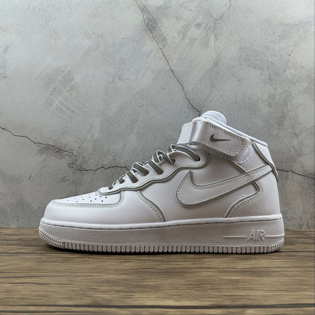 Air Force 1 07 Mid Laser White 369733-809