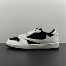 Cargar imagen en el visor de la galería, Fragment Design x Travis Scott x Air Jordan 1 Low OG Sail White Black Barb CQ4277-311

