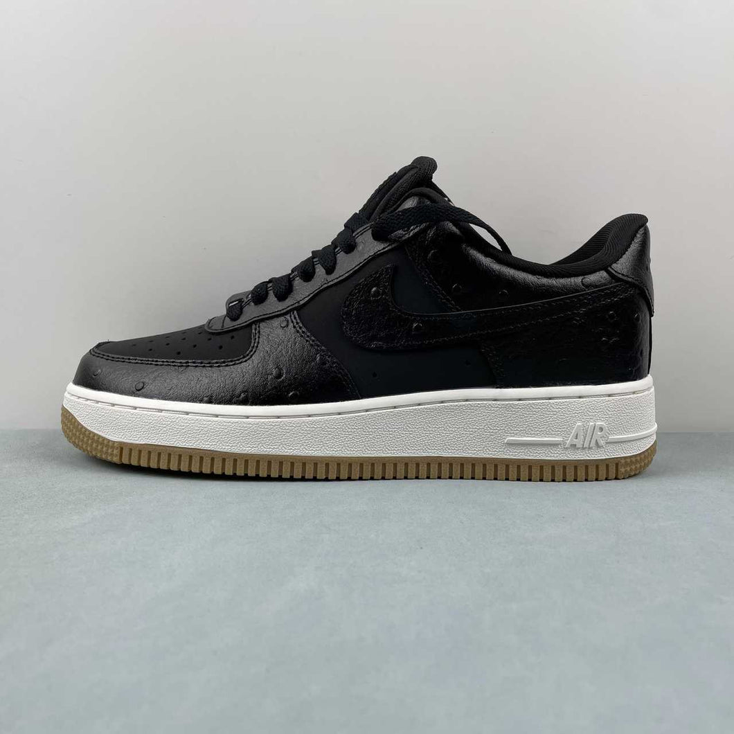 Air Force 1 07 Low Black Ostrich Gum DZ2708-002