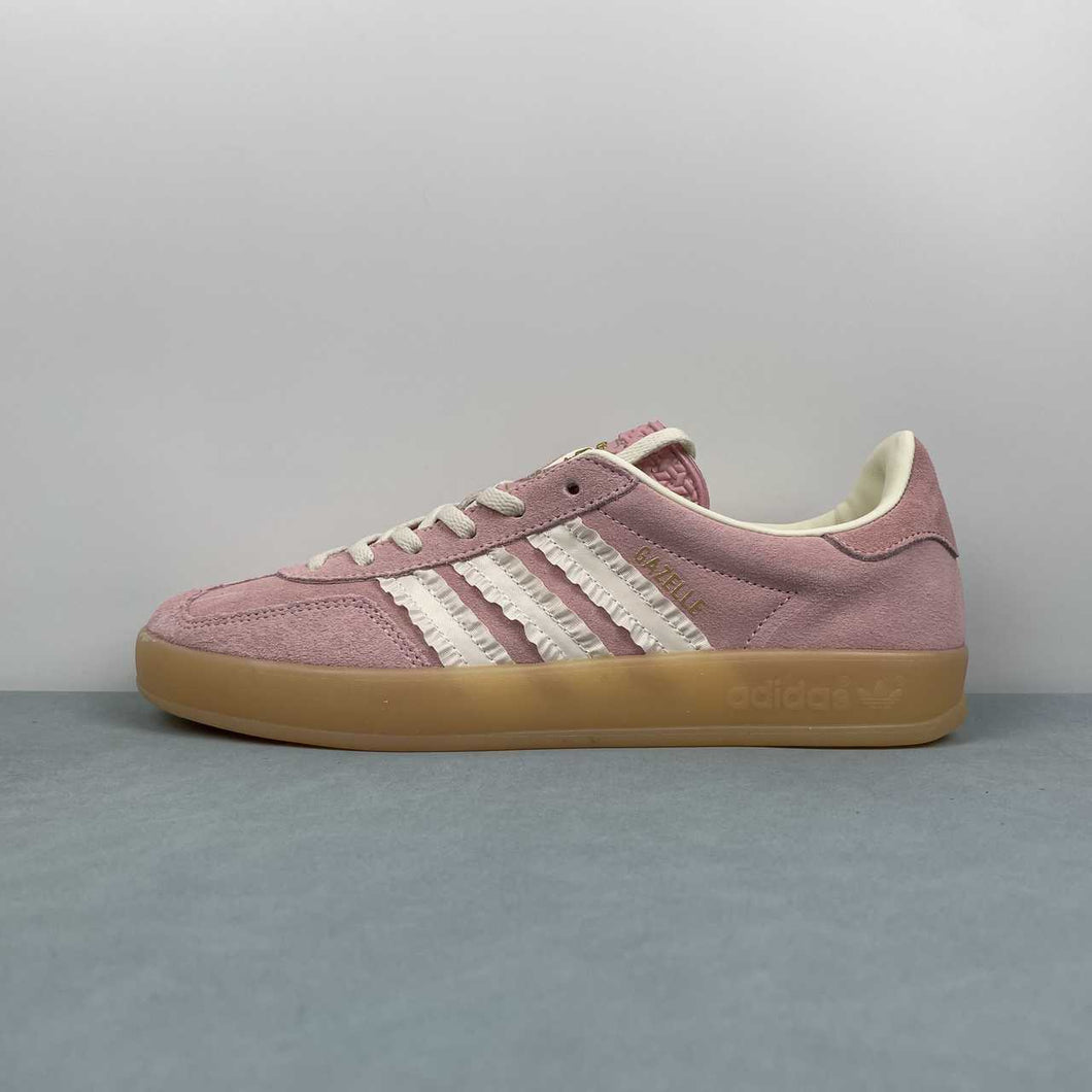 Adidas Gazelle Indoor Wonder Mauve Crew White Gum 3 JS1413