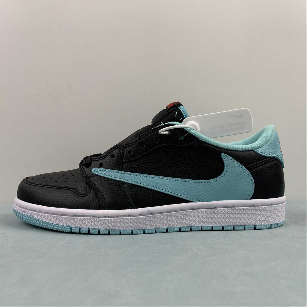 Travis Scott x Air Jordan 1 Low OG Black Blue DM7866-701