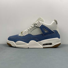 Cargar imagen en el visor de la galería, Air Jordan 4 Retro TEX Denim Worn Blue  IB6716-100
