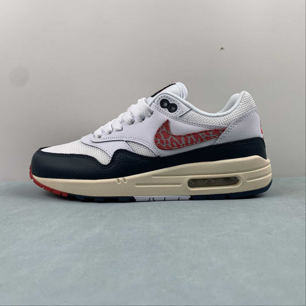 Air Max 1 PRM White Red Blue DH1348-146