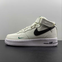 Cargar imagen en el visor de la galería, Air Force 1 07 Mid 40th Anniversary Sail Malachite White Brown Basalt DR9513-100
