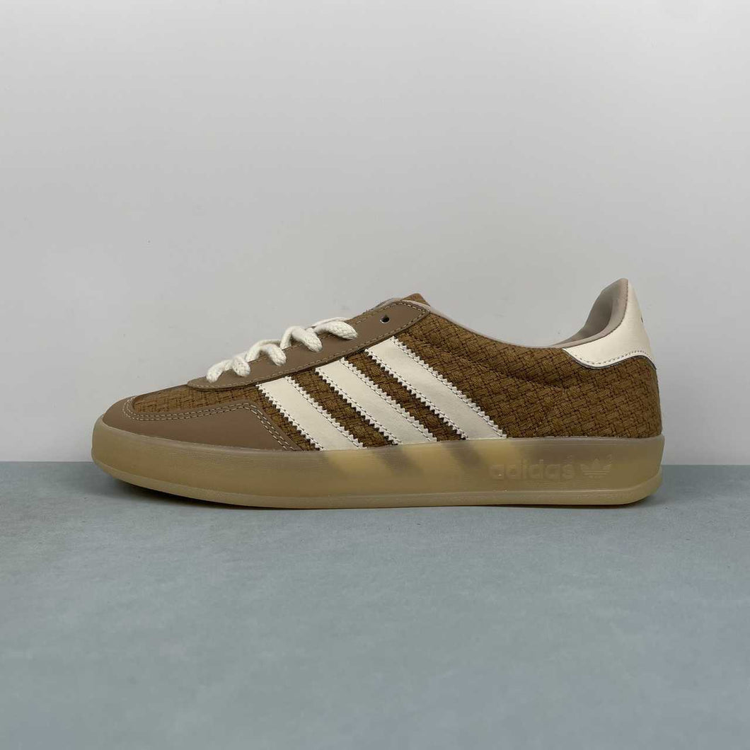 Adidas Gazelle Indoor Brown Desert Wonder White Magic Beige JR8851
