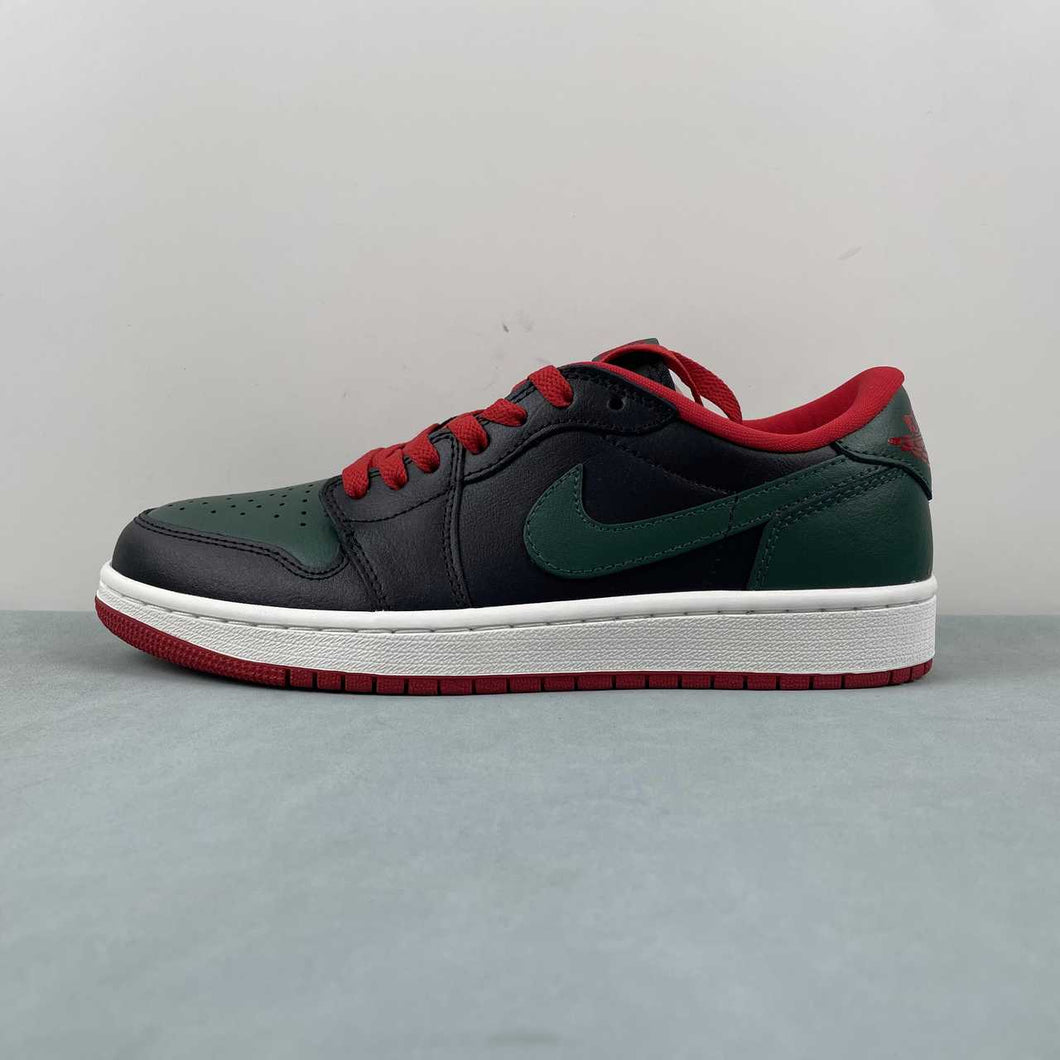 Air Jordan 1 Low OG Gorge Green Black White CZ0775-036