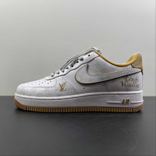 Cargar imagen en el visor de la galería, LV x Air Force 1 07 Low White Brown Gray DR9868-300

