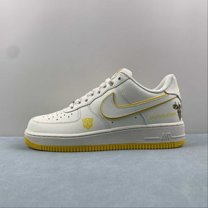 Gundam x Air Force 1 07 Low Bumblebee Khaki Brown Dark Grey BS9055-716