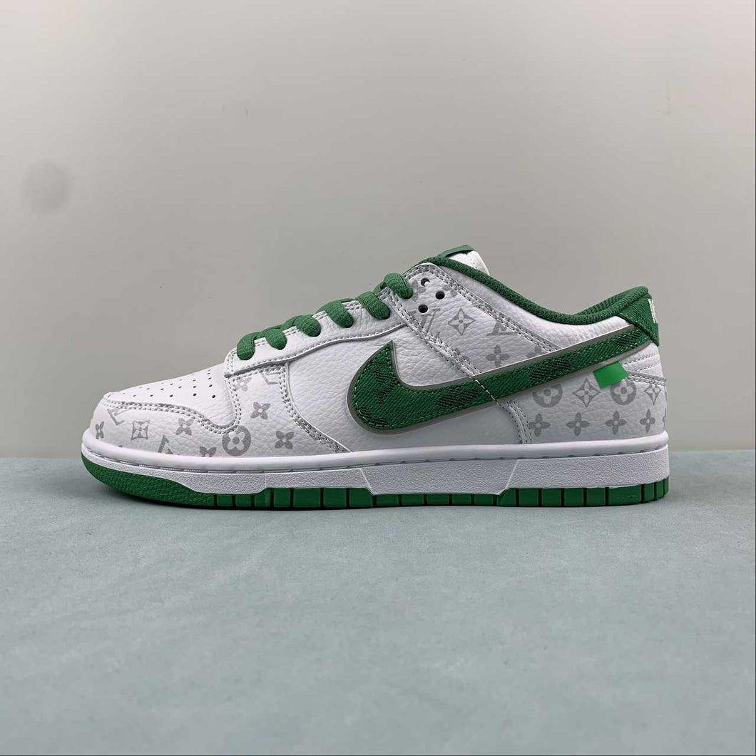 SB Dunk Low LV Green White LV0526-597