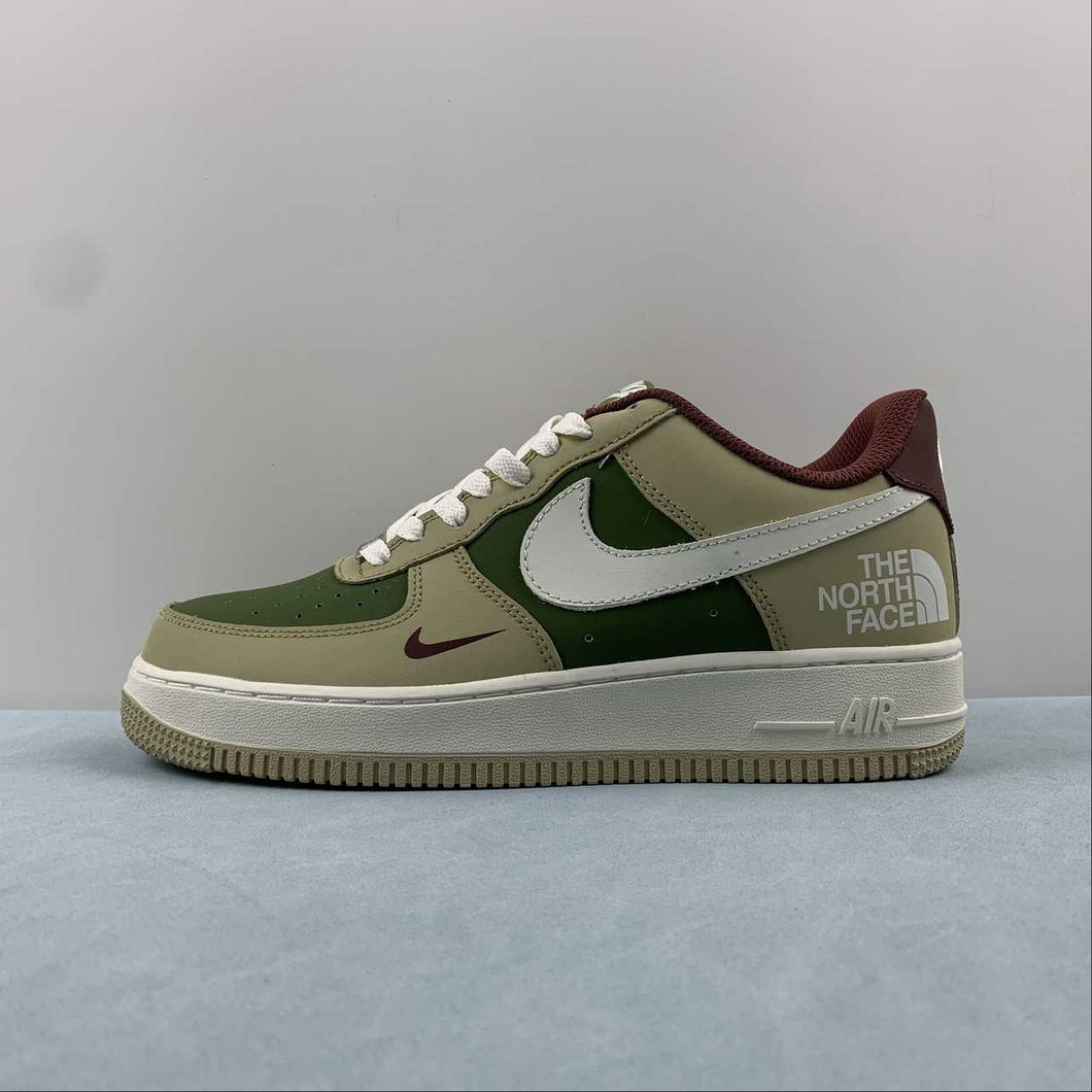 Air Force 1 07 Low The North Face Khaki Brown Green BS9055-727