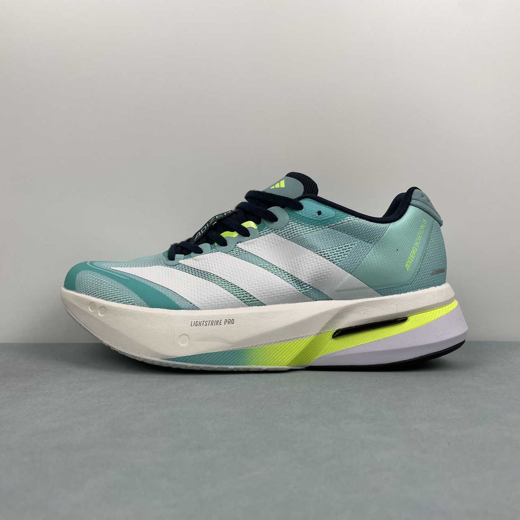Adizero Boston 13 Flash Aqua Cloud White Lucid Lemon JS4945