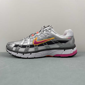Nike P-6000 White Metallic Platinum Hyper Crimson Laser Fuchsia BV1021-100