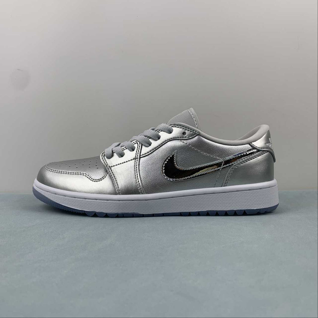 Air Jordan 1 Low Golf Gift Giving Metallic Silver Photon Dust White FD6848-001