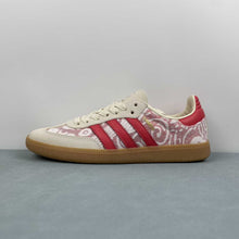 Cargar imagen en el visor de la galería, Adidas Samba OG x Liberty London Cream White Better Scarlet JR8841
