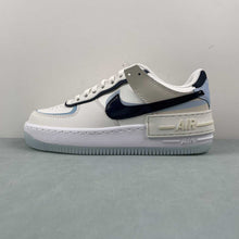 Cargar imagen en el visor de la galería, Air Force 1 Shadow Sail Glacier Blue Coconut Milk Armory Navy DZ1847-107
