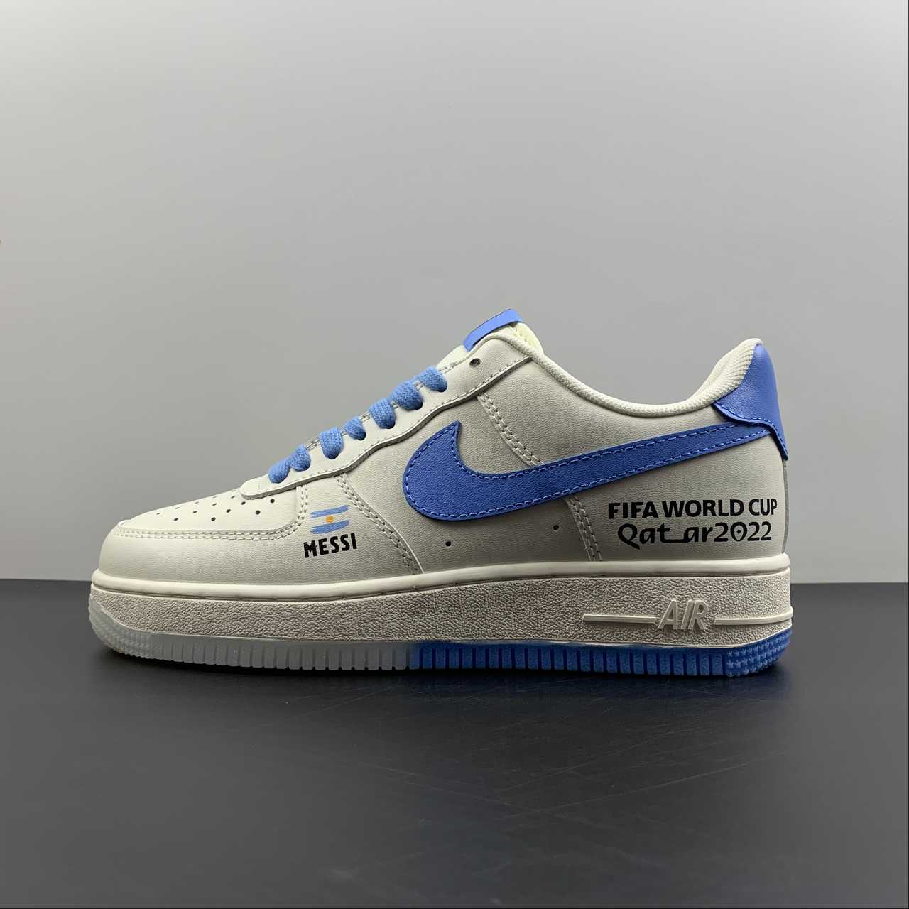Air Force 07 Low FIFA WORLD CUP Blue White Black Customised