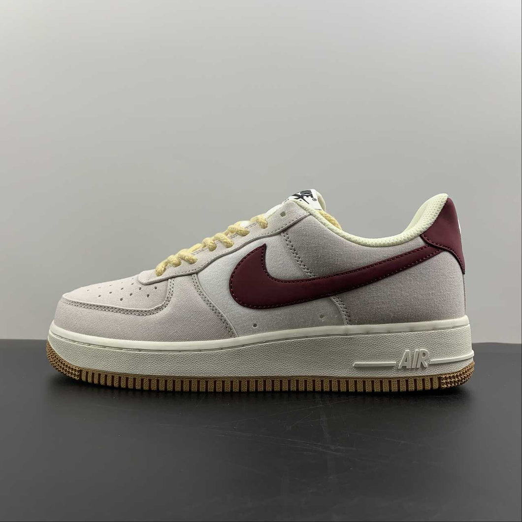 Air Force 1 07 Low Dark Red Cream Brown DG2296-019