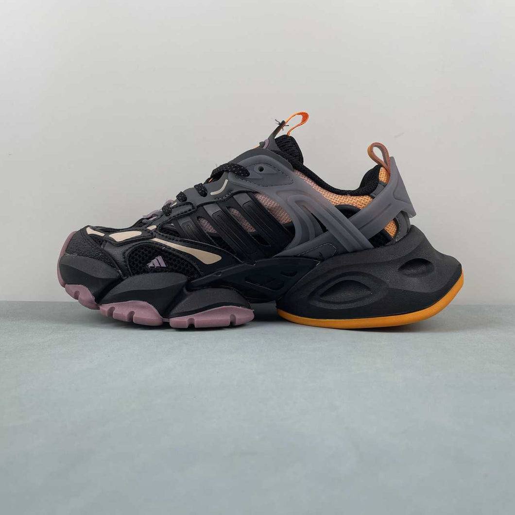 Adidas XLG Runner Deluxe Core Black Pink Orange Grey JP5765