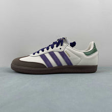 Cargar imagen en el visor de la galería, Adidas Samba OG Off White Collegiate Purple ID8349
