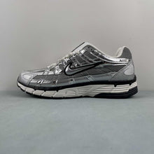 Cargar imagen en el visor de la galería, Nike P-6000 White Metallic Silver Black Sail CN0149-001
