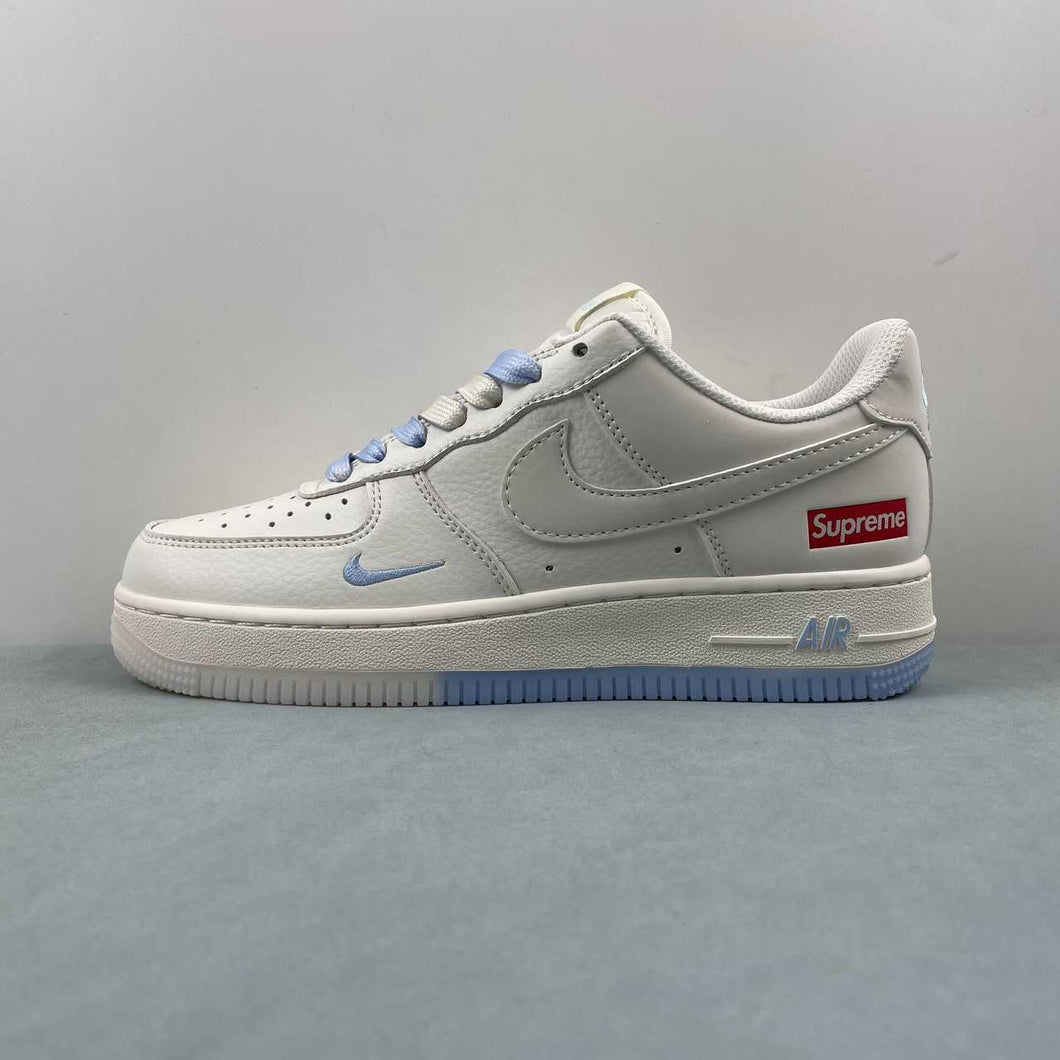 Supreme x Air Force 1 07 Low Off White Blue Red BB9599-202