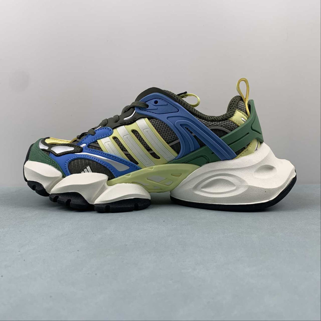 Adidas XLG Runner Deluxe Olive Green Cloud Blue White IH0616