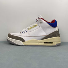 Cargar imagen en el visor de la galería, Air Jordan 3 Retro OG SP White Black Sport Royal IB1482-100
