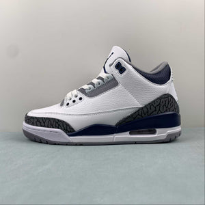 Air Jordan 3 Retro Midnight Navy White Cement Gray Black CT8532-140