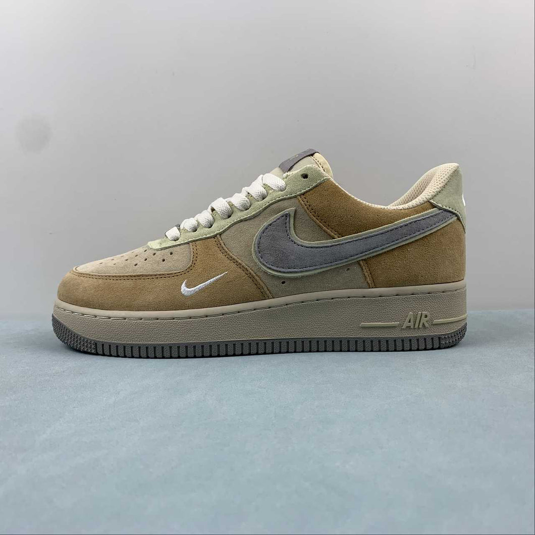 Air Force 1 07 Low Bagelt Suede Brown Gray CD1221-999