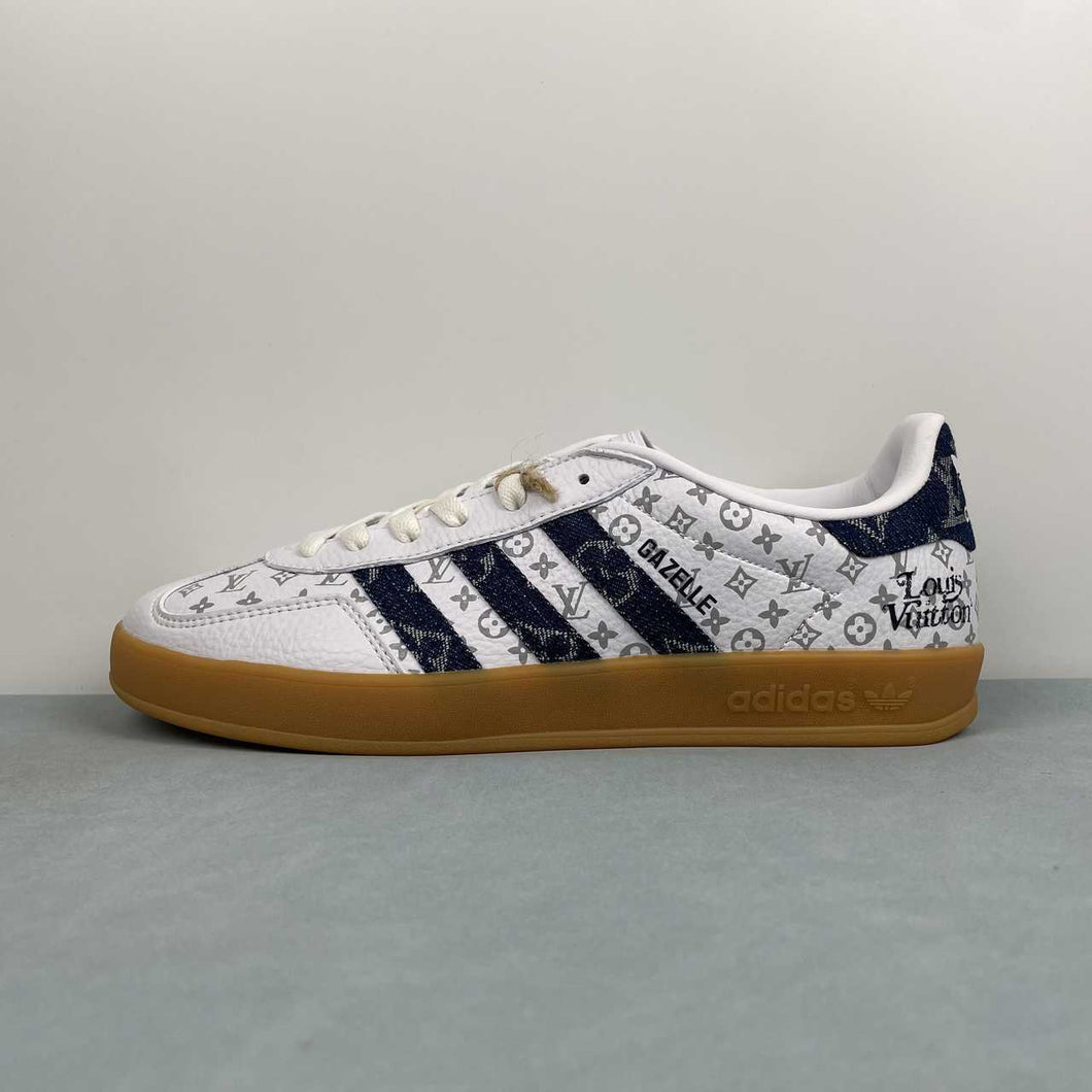 Adidas Gazalle x Louis Vuitton Monogram White Black SC9207-727