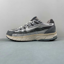 Cargar imagen en el visor de la galería, Nike P-6000 Flat Pewter Light Iron Ore Metallic Silver White FN7509-029
