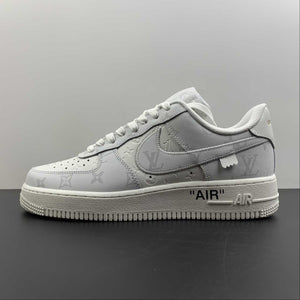 Louis Vuitton x Air Force 1 White Gray 6601-1