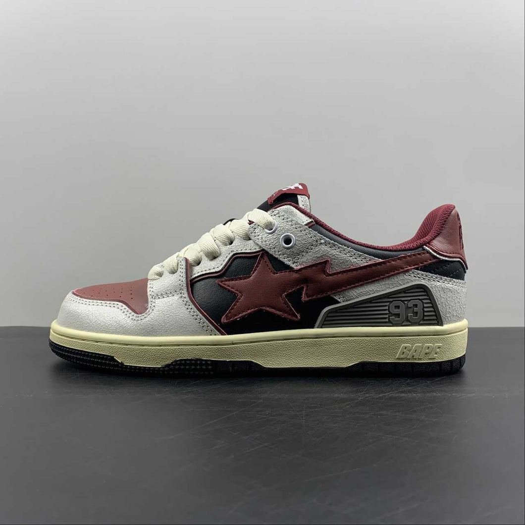 BAPE Sk8 STA Black Gray Red